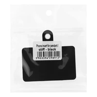 Įdėklas telefonui pakabukui / standus - juodas