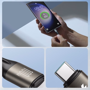 USB kabelis Joyroom SA25-CC5 USB-C to USB-C 100W 1.2m juodas