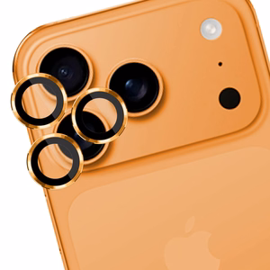 3mk Lens Protection Pro apsauginis stiklas iPhone 17 Pro / 17 Pro Max - oranžinė