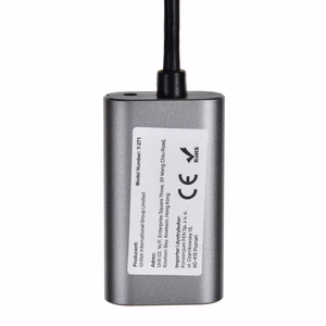 UNITEK Y-271 USB laidas 5 m USB 2.0 USB A Pilkas