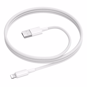 USB kabelis Borofone BX117 USB-A to Lightning 1.0m baltas