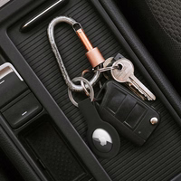 Silikono laikiklis AIRTAG / FORCELL F-TAG juodas