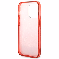Guess GUHCP14XHGBNHR iPhone 14 Pro Max 6.7" raudonas/raudonas kietas dėklas Bandana Paisley