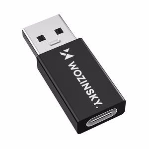 Adapteris Wozinsky (WAAC-01) iš USB į USB-C juodas