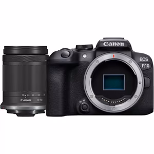 Canon D.CAM EOS R10 RF-S 18-150 IS STM EU26 Megapixel 24.2 MP Image stabilizer ISO sensitivity (max) 32000 Wi-Fi Video recording Manual CMOS Black
