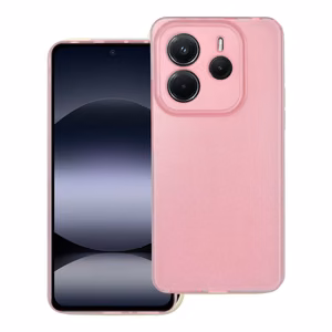 Skaidrus dėklas 2 mm BLINK Xiaomi Redmi NOTE 14 5G rožinis