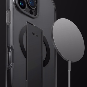 Uniq Heldro Max Magclick įkrovimo dėklas iPhone 16 Pro - auksinis