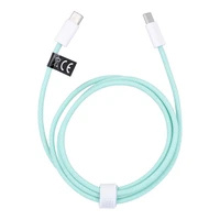 Kabelis Type-C į Type-C PD QC3.0 3A 60W C263 1 m žalias