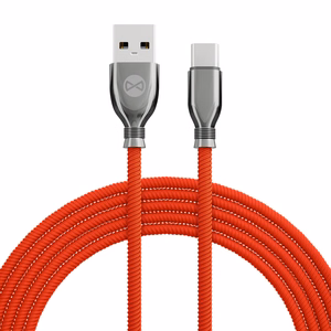 "Forever Tornado" kabelis USB - USB-C 1,0 m 3A raudonas