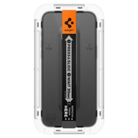 Spigen Glas.tR EZ Fit FC grūdintas stiklas iPhone 15 Plus - juodas 2 vnt.