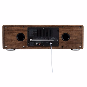 AKAI AM-100 RHAPSODY Stereo sistema 30 W RMS, Bluetooth 5.0, DAB+/FM, CD/USB, AUX, ruda juoda