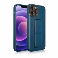 Naujas Kickstand dėklas telefonui iPhone 12 Pro su stovu mėlynas