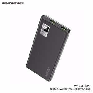 Išorinė baterija WK Design „WP-121“ juoda 10000mAh