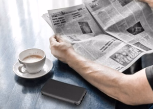 Vennus Book SOFT dėklas Iphone X/XS - juodas