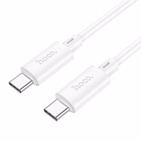 Kabelis USB C į USB C Hoco 3A 60W 2 m X88 baltas