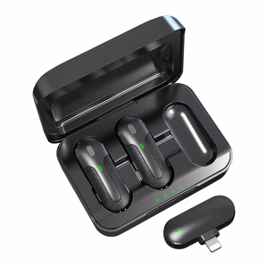 "Devia" mikrofonas "Smartfon Kintone Lightning" belaidis 2in1 juodas