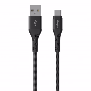 Energizer Ultimate C520CKBK USB-A–USB-C įkrovimo ir duomenų laidas, 2 m, juodas