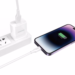 "Dudao L2sL" USB-A - "Lightning 6A" kabelis 1,2 m - baltas