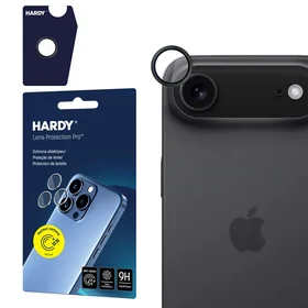 3mk HARDY Apsauginis stiklas objektyvui Pro iPhone 17 Air - Juodas