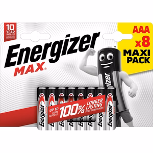 BATERIJOS ENERGIZER MAX AAA LR03 /8 ECO