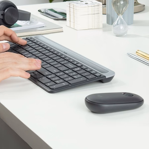 Logitech Slim belaidis rinkinys MK470
