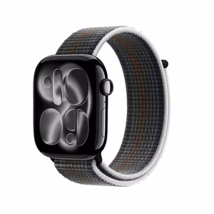 Crong Nylon sportinis Apple Watch dirželis, 44/45/46/49 mm, „Midnight Run“