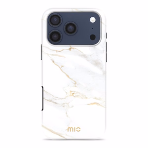 MIO White Marble Magsafe Dėklas iPhone 17 Pro Max