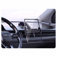 Tech-Protect V4 automobilinis planšetės laikiklis prie prietaisų skydelio - juodas