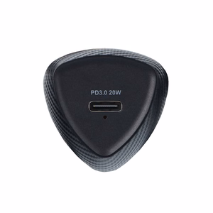 FORCELL F-ENERGY Carbon CC50-1C automobilinis įkroviklis Type C + kabelis Type C į Lightning PD 3A 20W juodas
