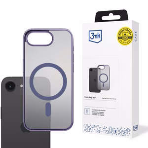 Чехол 3mk Frosty MagCase для Apple iPhone 16E - фиолетовый