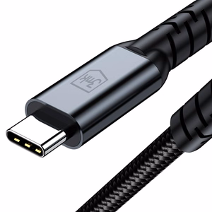 3mk Hyper Cable N-SERIES USB-C / USB-C Thunderbolt 4 2m 48V / 5A 40Gb/s 240W 8K60Hz - juodas