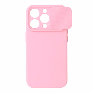 Camshield Soft dėklas telefonui Iphone 15 Pro Max šviesiai rožinė