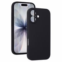 Silicone Lite dėklas telefonui iPhone 17 juodas