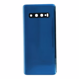 Задняя крышка Samsung S10 G973 Prism Blue со стеклом камеры OEM
