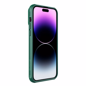 Nillkin CamShield S dėklas iPhone 14 Pro Max šarvuotas dangtelis kameros apsauga žalias
