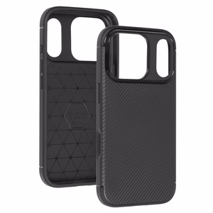 Tel Protect Carbon Elite dėklas iPhone 17 Pro Max juodas