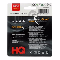 Atminties korta IMRO MicroSD 32GB 100MB/s (class10 UHS 3 4K) + SD Adapteris