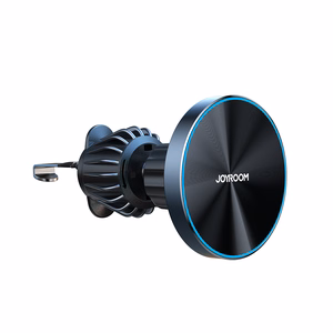 Belaidis automobilinis įkroviklis-laikiklis Joyroom (JR-ZS240 Pro) Magnetic (MagSafe 15W) tvirtinamas ant ventiliacijos grotelių juodas