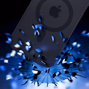 3mk Smoke Magnetinis dėklas telefonui iPhone 17 - juodas pusiau skaidrus