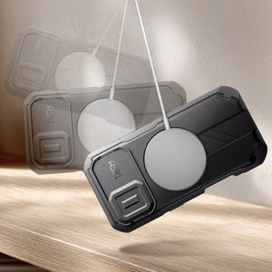 Tech-Protect Kevlar Magnetinis dėklas telefonui iPhone 17 - Juodas