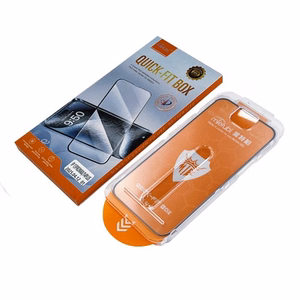 Grūdintas stiklas Quick-Fit 5D Apple iPhone 16 Pro Max (Blister)