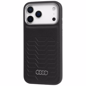 Audi GT sintetinė oda MagSafe dėklas telefonui iPhone 17 Pro - juodas