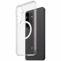 CARE by PanzerGlass Urban Explorer Transparent Case w. White Qi for Samsung Galaxy S26+ - transparent