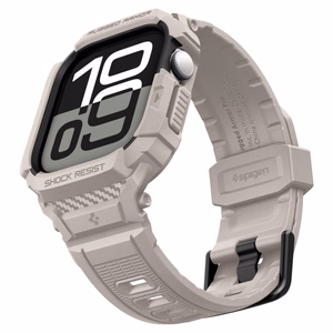 SPIGEN RUGGED ARMOR dėklas ”PRO” V2 APPLE WATCH 10 / 11 (42 MM) DUNE BEIGE