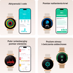 Forever smartwatch Rosadust SB-380 rosegold