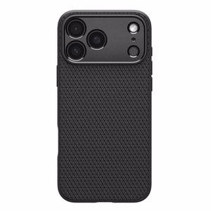 Spigen Liquid Air dėklas, skirtas iPhone 18 Pro Max / 17 Pro Max – spalva: matinė juoda