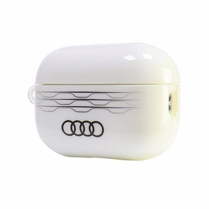Audi IML geometrinis raštas dėklas AirPods Pro 2 - baltas