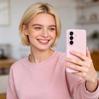 Tech-Protect Silikoninis MagSafe Dėklas for Samsung Galaxy S26 - rožinis