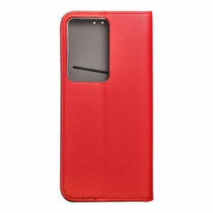 Išmanusis dėklas knygos tipo OPPO A5 4G / A5 5G raudonas