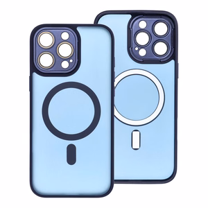 VARIETE MAG COVER Dėklas telefonui suderinamas su Magnetiniu SAMSUNG S25 ULTRA tamsiai mėlynas